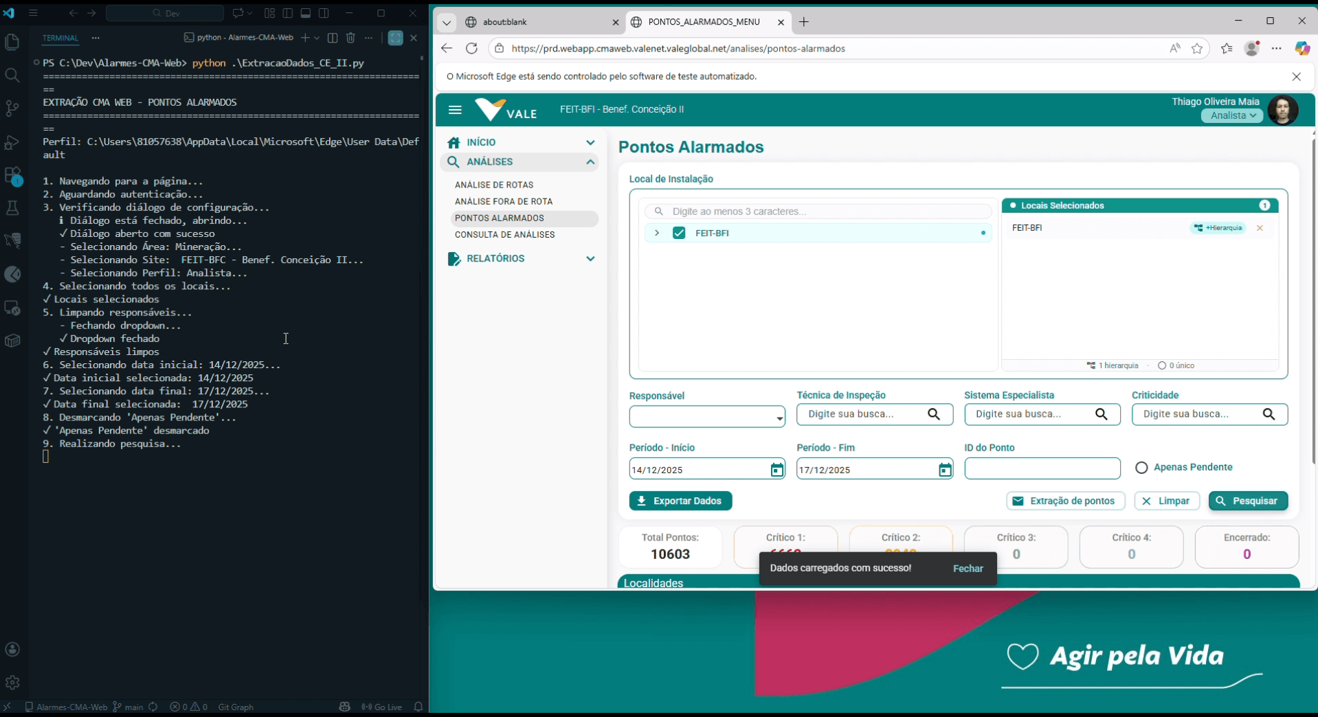 Capa do projeto RPA para Extração de Dados